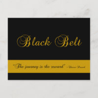 Martial Arts Black Belt Journey Congratulations