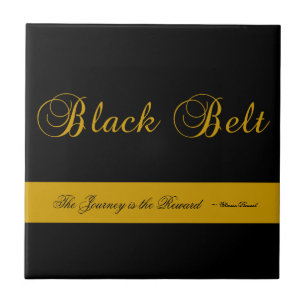 Martial Arts Black Belt Journey Tile