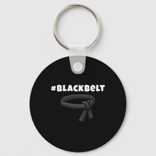 Martial Arts Black Belt Karate Mma Boys Girls Keychain