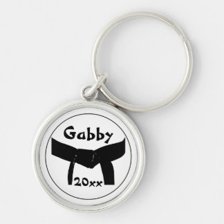 Martial Arts Black Belt  Keychain