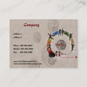 Martial Arts Business Card