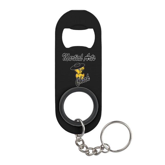 Martial Arts Chick #4 Mini Bottle Opener (Back)
