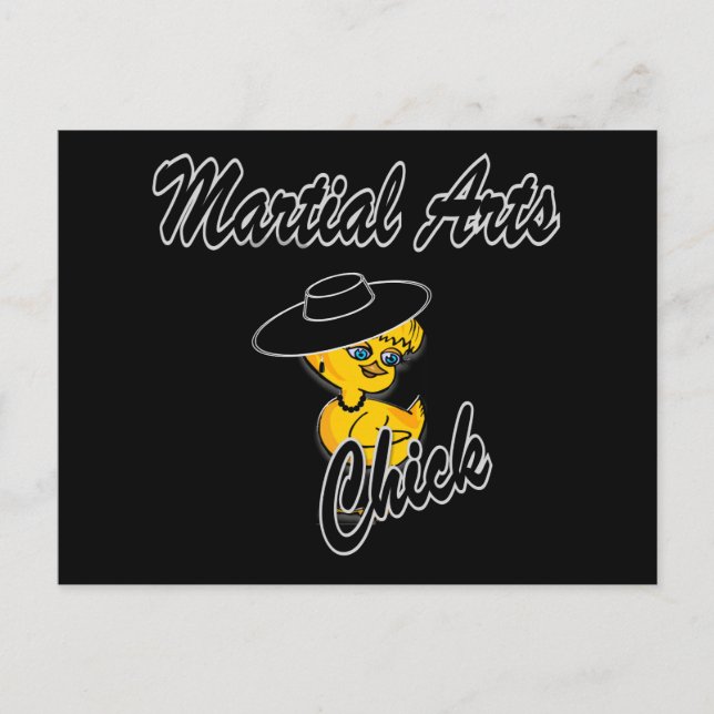 Martial Arts Chick #4 Postcard (Front)
