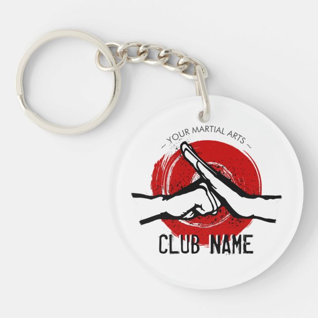Martial Arts Club Keychain (Front)