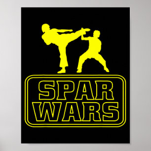Martial Arts Cool Taekwondo Funny Shirt Poster