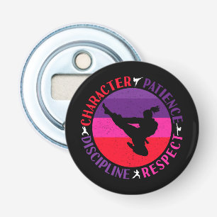 Martial Arts Core Values - Karate Bottle Opener