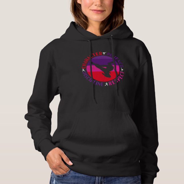 Martial Arts Core Values - Karate Hoodie (Front)