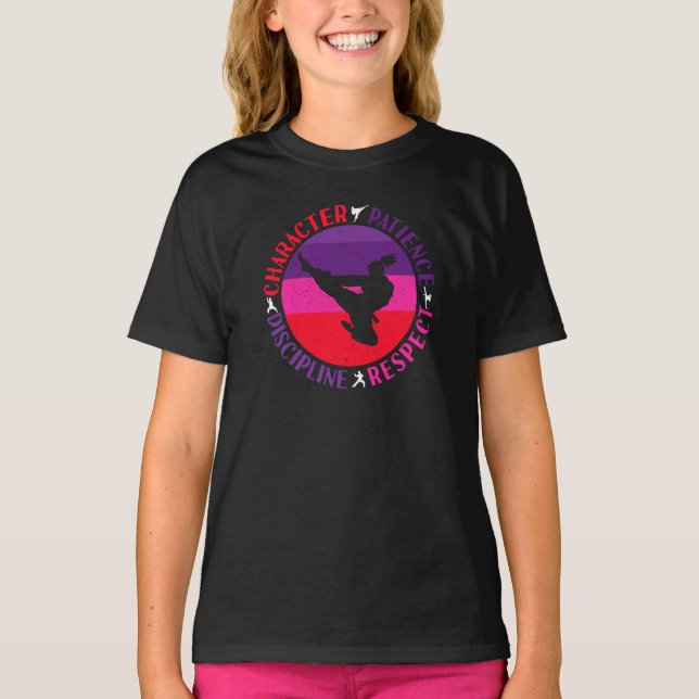 Martial Arts Core Values - Karate T-Shirt (Front)