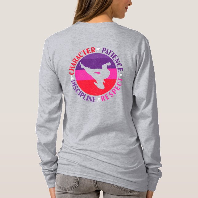 Martial Arts Core Values - Karate T-Shirt (Back)