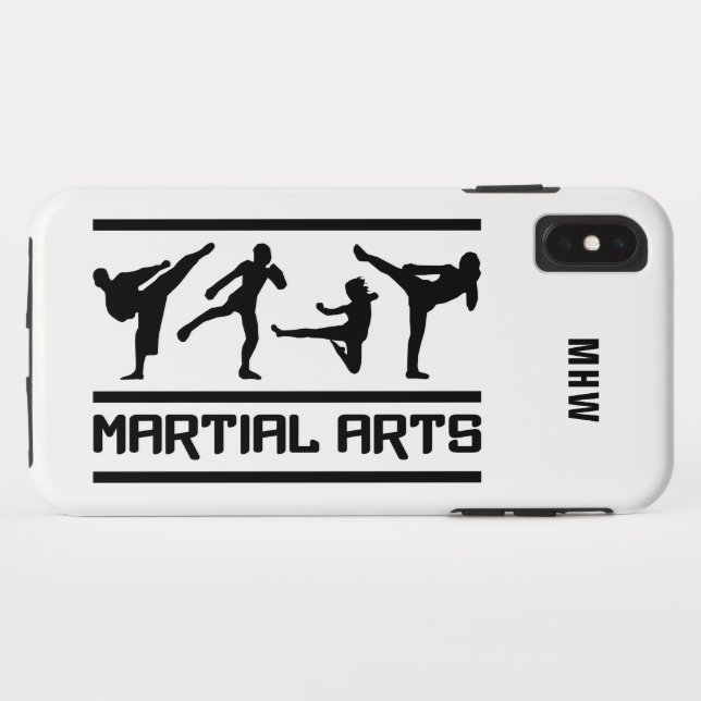 Martial Arts custom monogram phone cases (Back (Horizontal))
