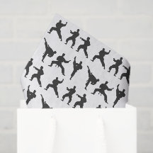 Martial Arts Decoupage Tissue Paper, Karate