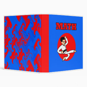 Martial Arts Dynamite Guy Math Notebook Binder