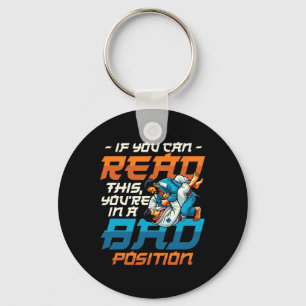 Martial Arts Fighter Judo Karate Brazilian Jiu-jit Keychain