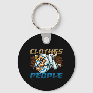 Martial Arts Fighter Judo Karate Brazilian Keychain