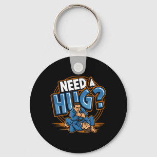 Martial Arts Fighter Judo Karate Brazilian Keychain