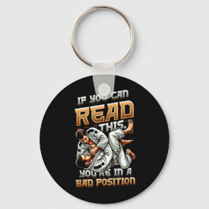Martial Arts Fighter Judo Karate Brazilian Keychain