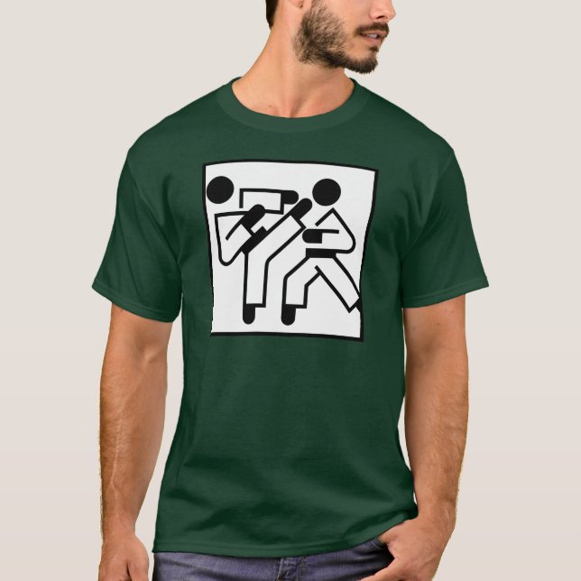 Martial Arts Figures T-Shirt (Front)