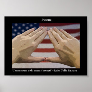 Martial Arts Focus Inspirational Poster