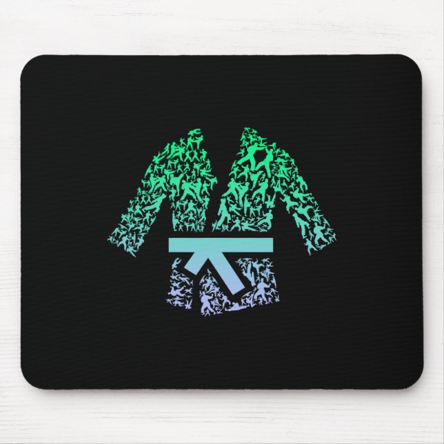 Martial Arts For Karate Fighter Gi Karate Uniform  Mouse Pad (Front)