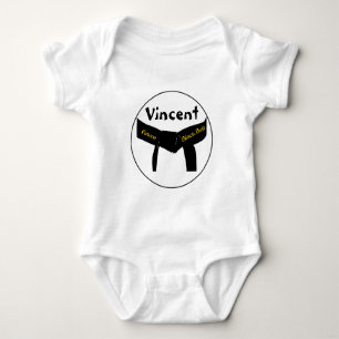 Martial Arts Future Black Belt Baby Bodysuit