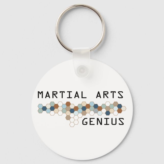 Martial Arts Genius Keychain (Front)