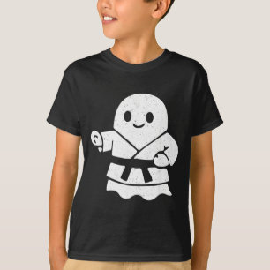 Martial Arts Ghost Funny Halloween Boo Jitsu MMA T-Shirt