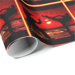 Martial Arts  Gift Wrapping Paper