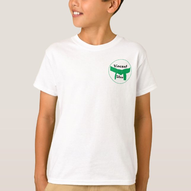 Martial Arts Green Belt T-Shirt (Front)