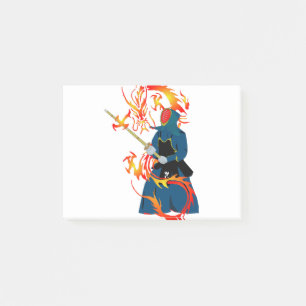 Martial Arts Hwa Rang Do Stick Fighting Dragon Post-it Notes