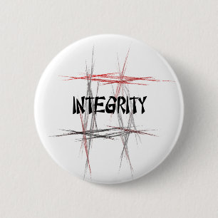 Martial Arts Integrity 2 Inch Round Button