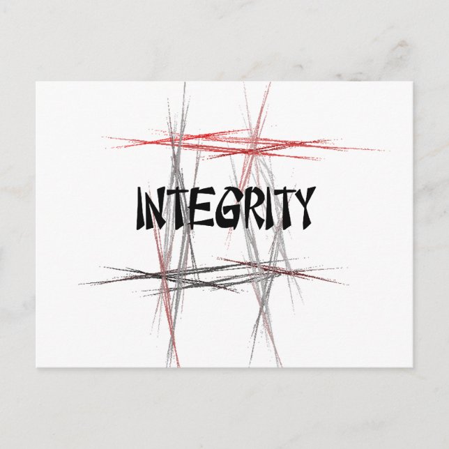 Martial Arts Integrity Postcard (Front)