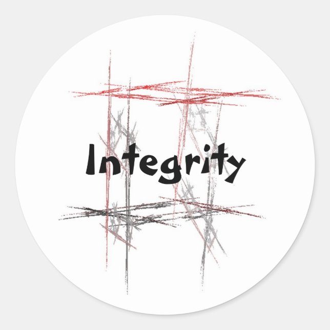 Martial Arts Integrity Stickers (Front)