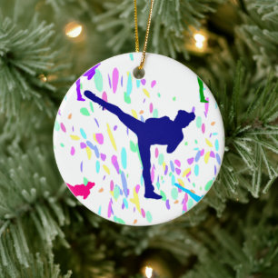 MARTIAL ARTS - JUDO CERAMIC ORNAMENT