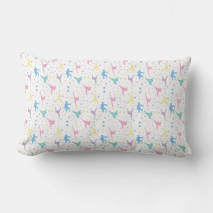 Martial Arts Karate Abstract Stars Sparkles Lumbar Pillow