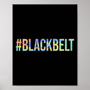 Martial Arts Karate Black Belt #blackbelt  Poster