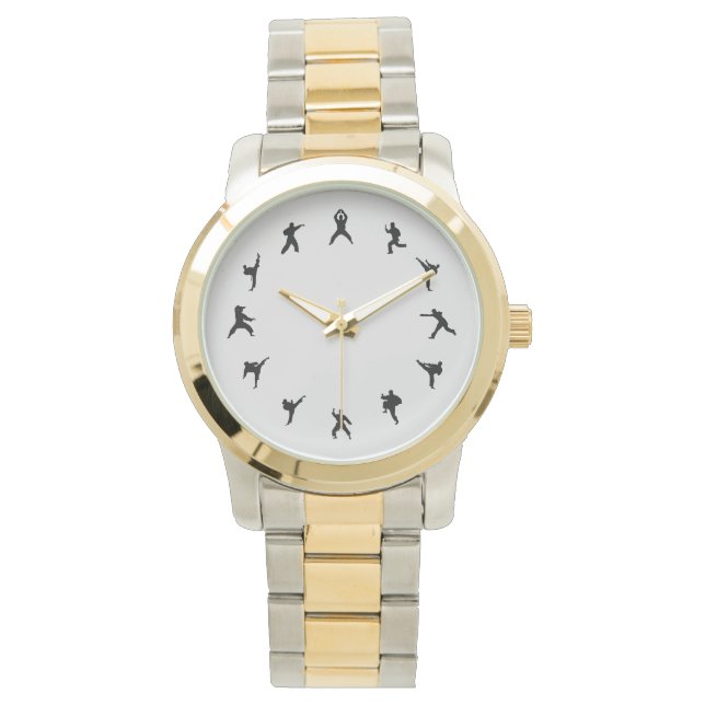 Martial Arts Karate (Black, Grey) Watch (Front)