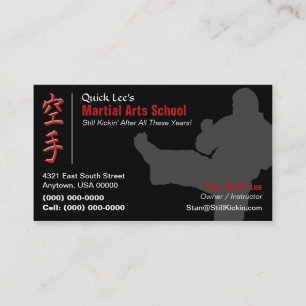 Martial Arts / Karate Business Card
