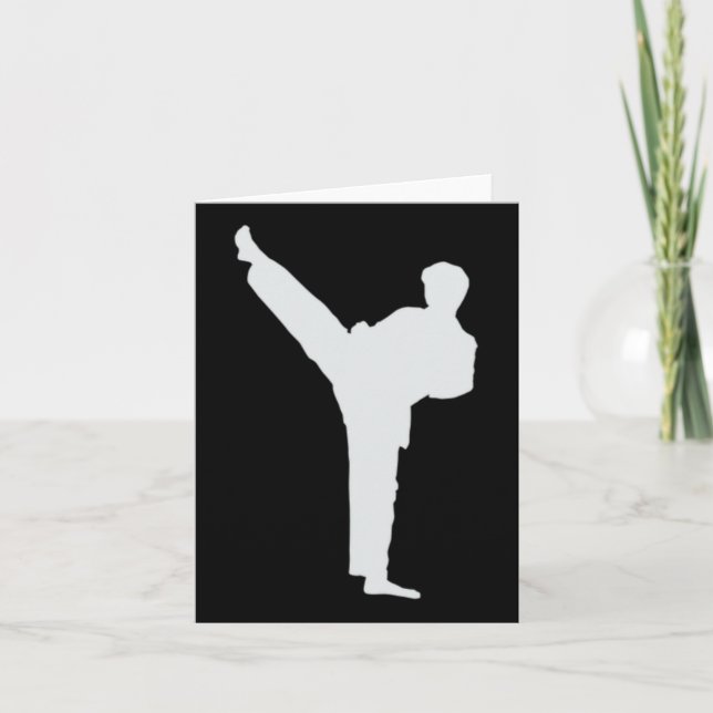 Martial Arts Karate  Card (Front)
