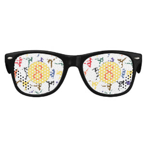 Martial Arts Karate Cool Boy Happy Birthday Party Kids Sunglasses