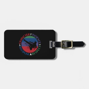 Martial Arts - Karate Core Values Luggage Tag
