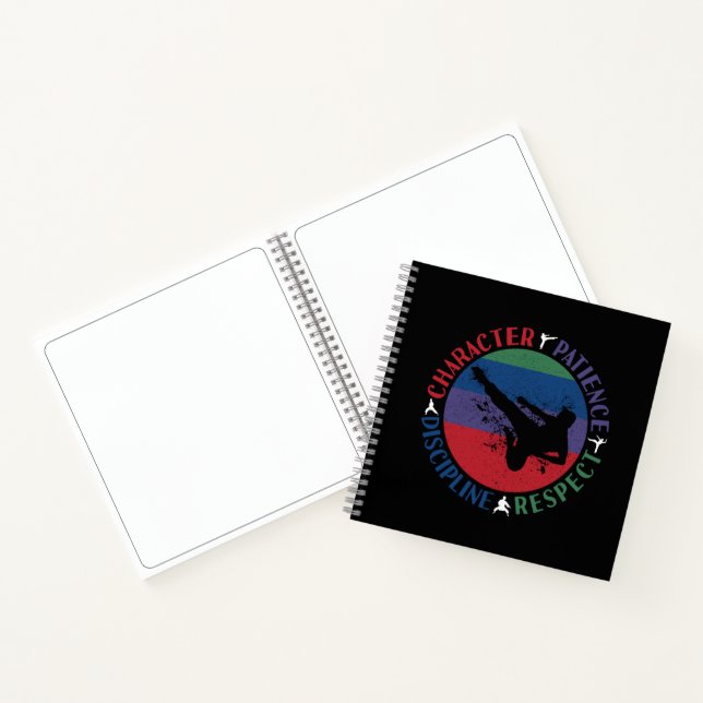Martial Arts - Karate Core Values Notebook (Inside)