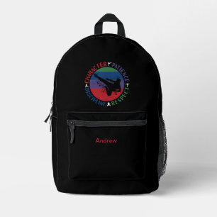 Martial Arts - Karate Core Values Printed Backpack