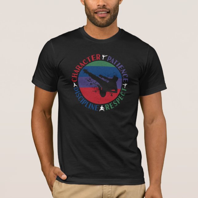 Martial Arts - Karate Core Values T-Shirt (Front)