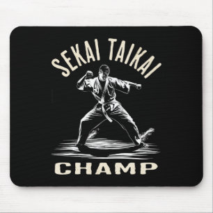 Martial Arts Karate Fan - Dynamic Artist Design Mouse Pad