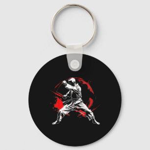 Martial Arts Karate Fan Dynamic Mma Design Keychain