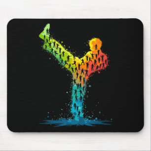 Martial Arts Karate Fighter Mouse Pad