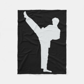 Martial Arts Karate  Fleece Blanket