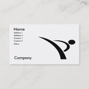 Martial Arts/Karate Instructor Business Card