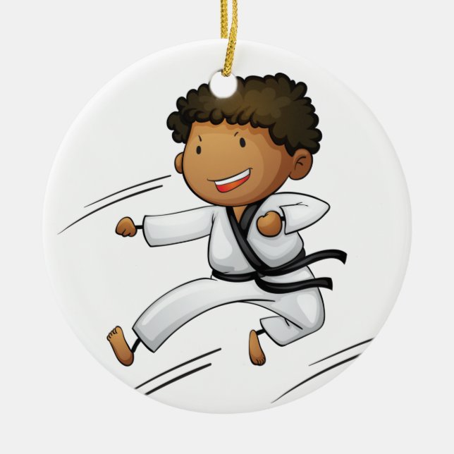 Martial Arts / Karate Ornament (Front)