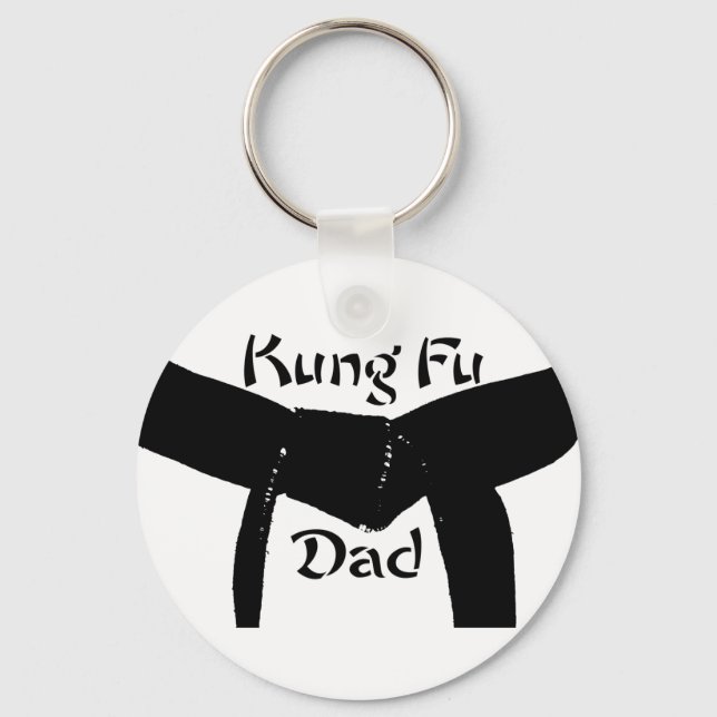 Martial Arts Kung Fu Dad Keychain (Front)
